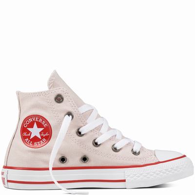 Converse Chuck Taylor All Star Classic Colours Tdlr/Yth High Tops Kids - Rose/Red/White Shoes (731ARWMZ)